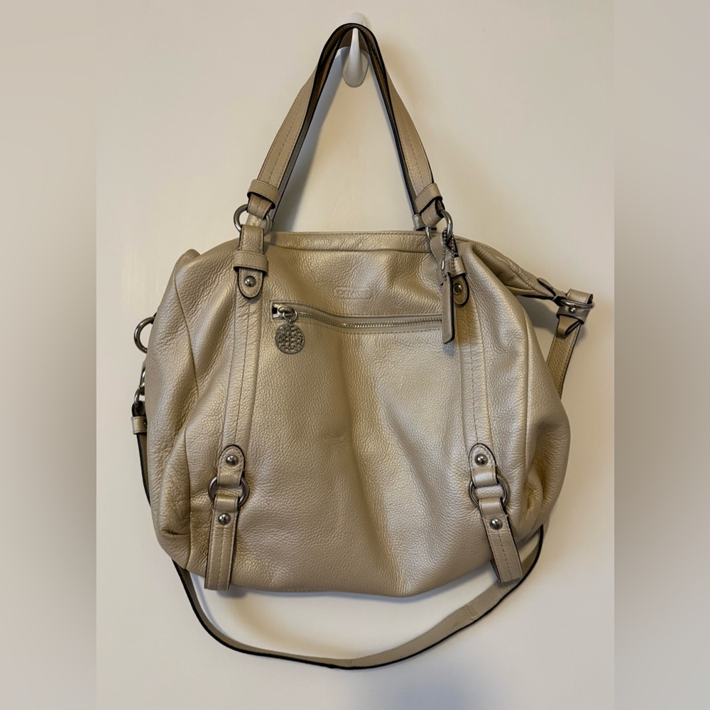 COACH Alexandra Gold Shimmer Crossbody